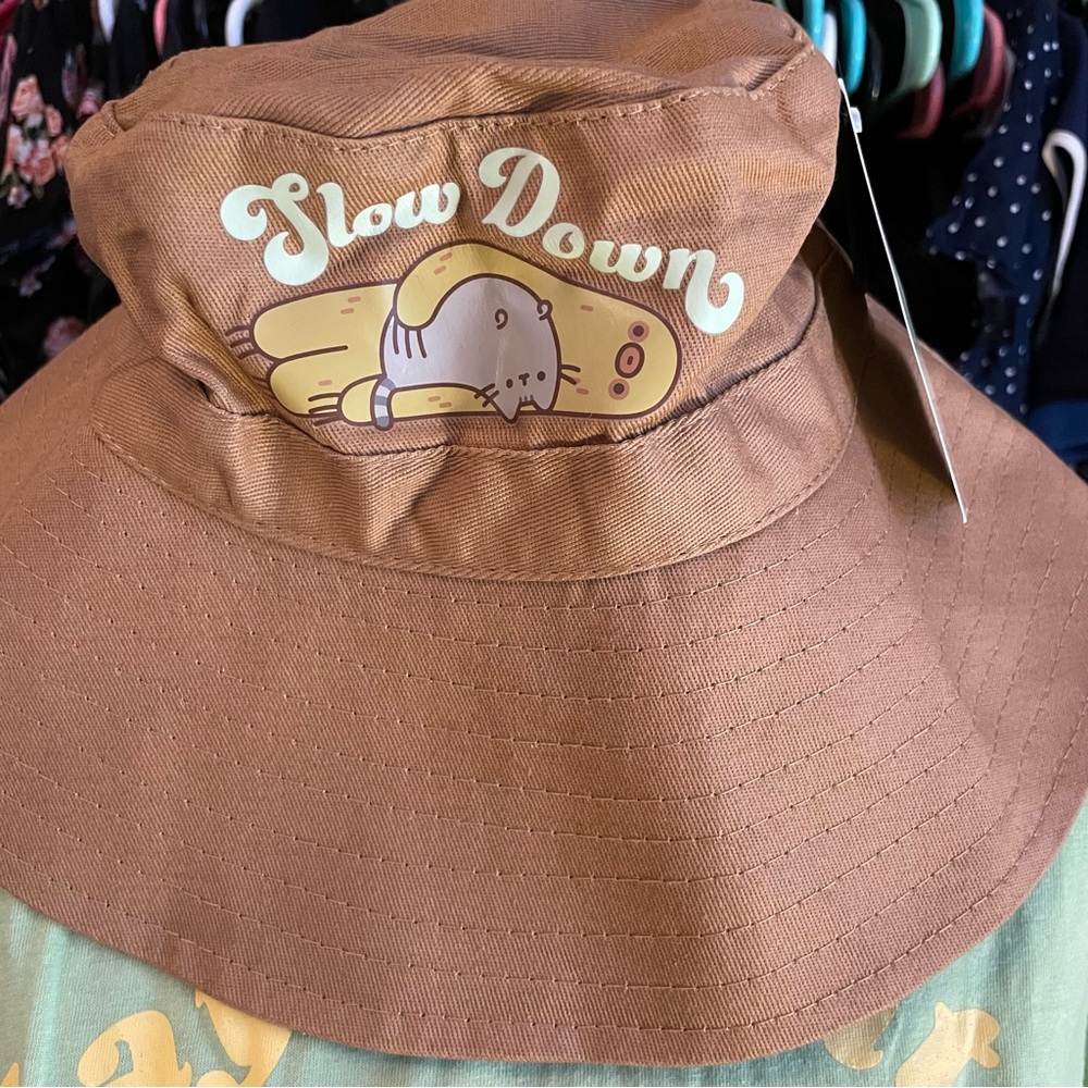 Pusheen Sloth Bucket Hat NWT